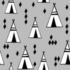 Teepees - Slate by Andrea Lauren.jpg