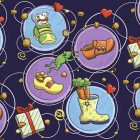 Mice & Frogs / Muisjes & Kikkers - BLUE